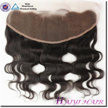 Reines peruanisches Haar gerade Stil 13 * 4 natürliche Haarlinie kambodschanischen Spitze frontal Haar